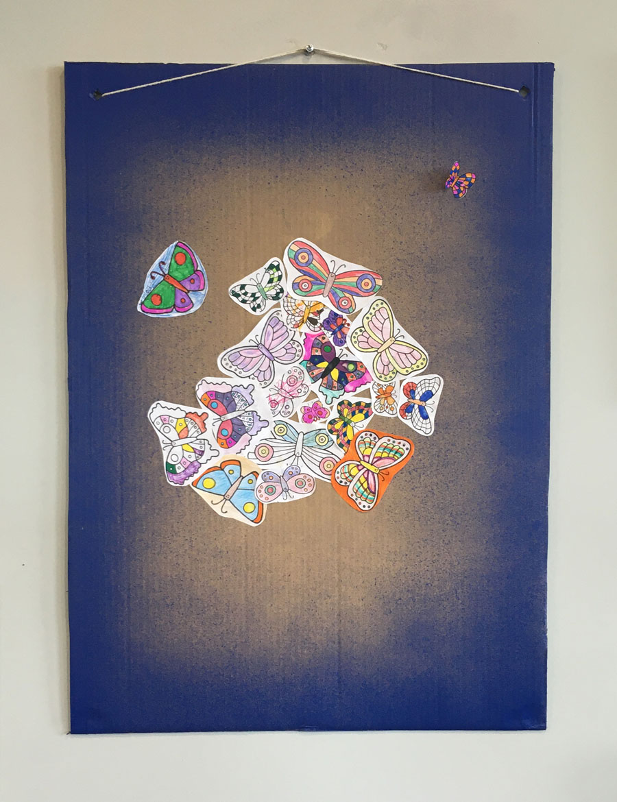 new butterflies join in art